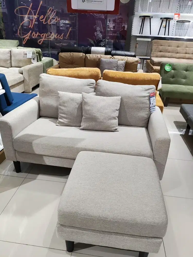 SOFA L MURAH BAHAN FABRIC
