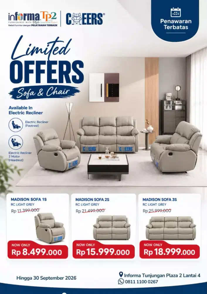 Sofa Set Madison Harga Promo Informa Free Kirim Bisa Cicilan 0%