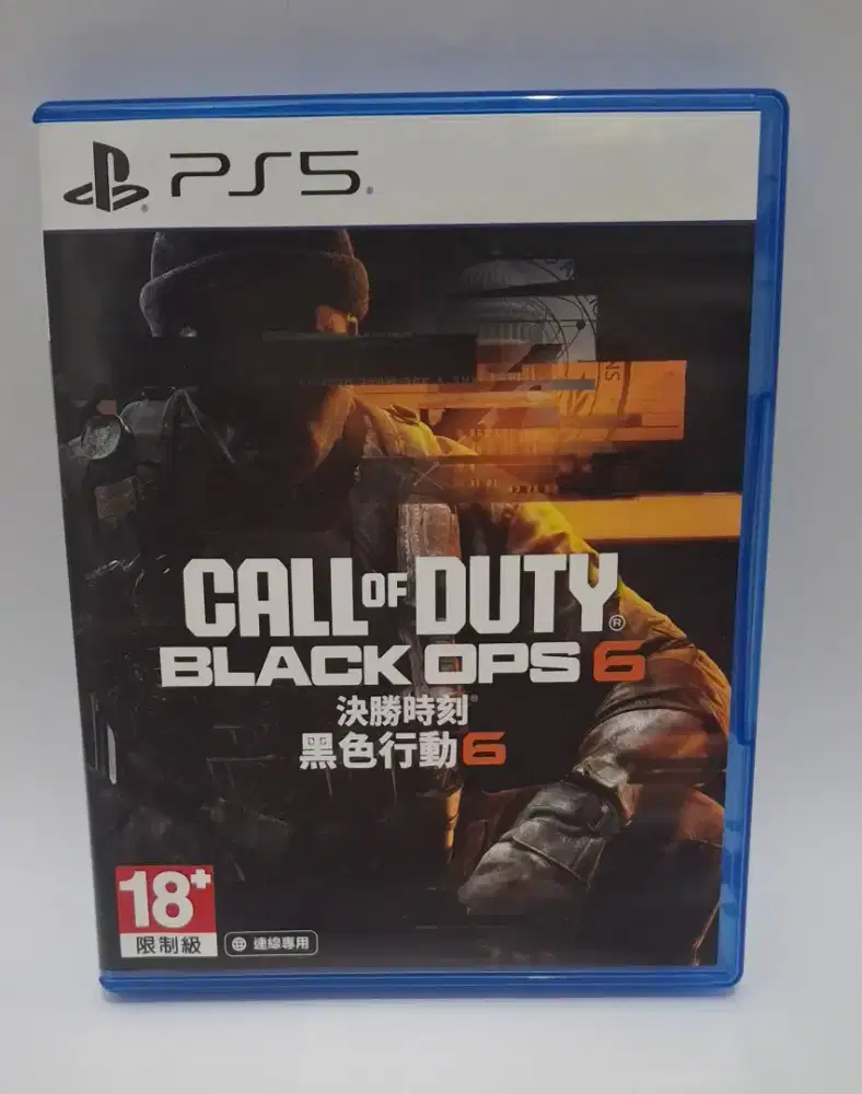 Kaset BD PS5 Call of Duty Black Ops 6 Region 3 Blu Ray PS 5 Bluray