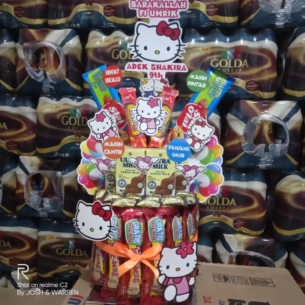 Kue ulang tahun snack / buket snack