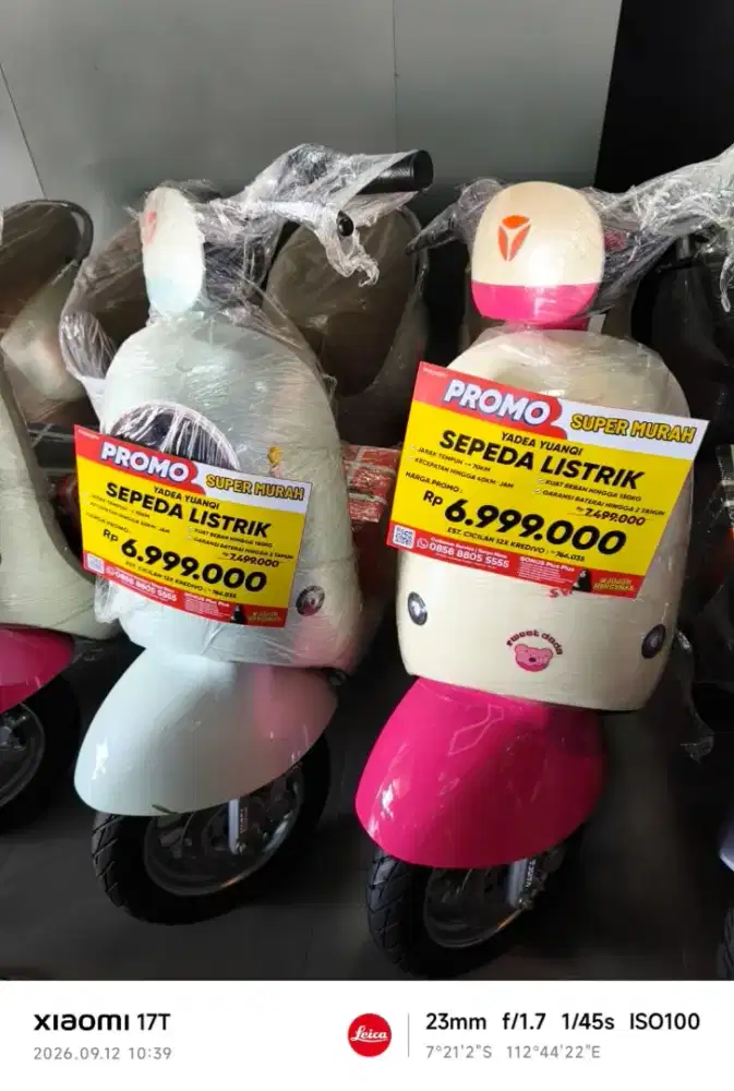 PROMO SEPEDA LISTRIK DISKON 300RIBU!!!