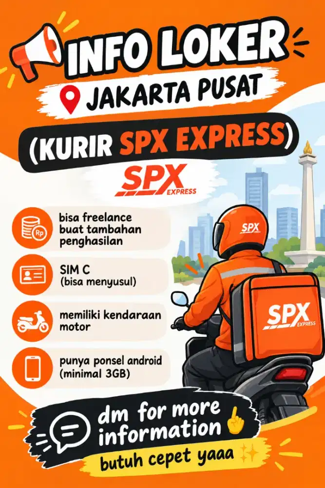 INFO LOKER KURIR SPX EXPRESS