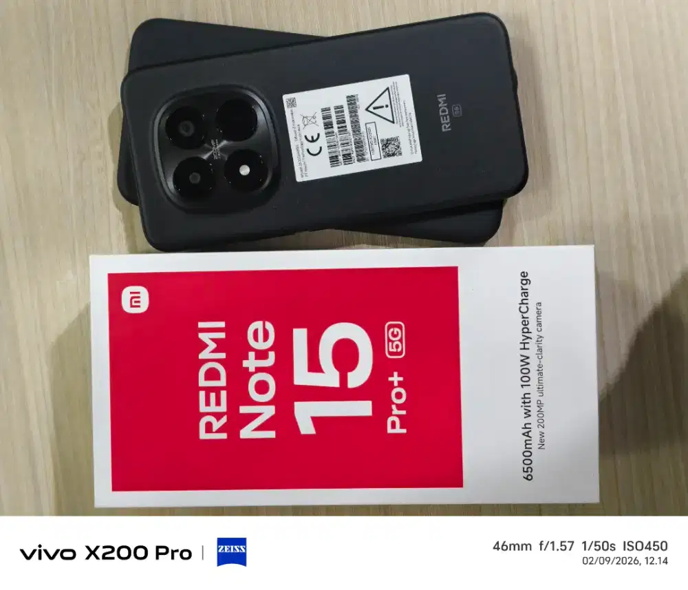 Xiaomi Redmi Note 15 Pro Plus 8/256Gb masih garansi bisa TT