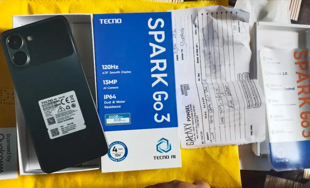 TECNO SPARK GO 3 RAM 4+4/64