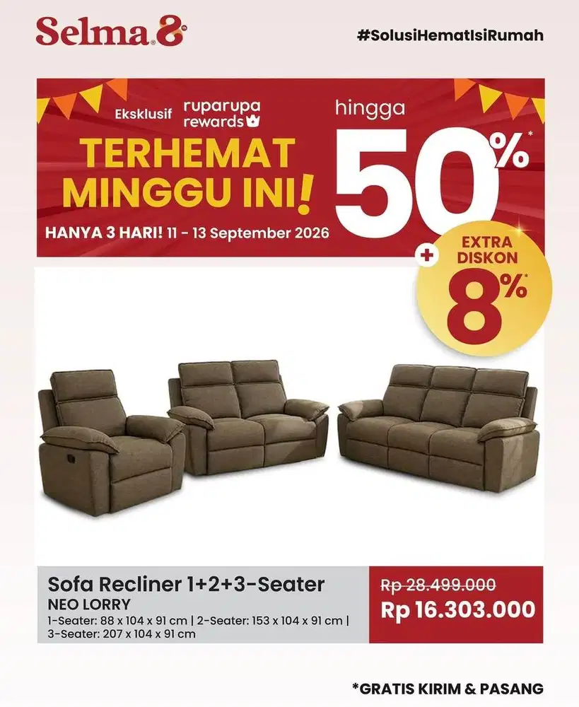 Sofa Set Reclainer