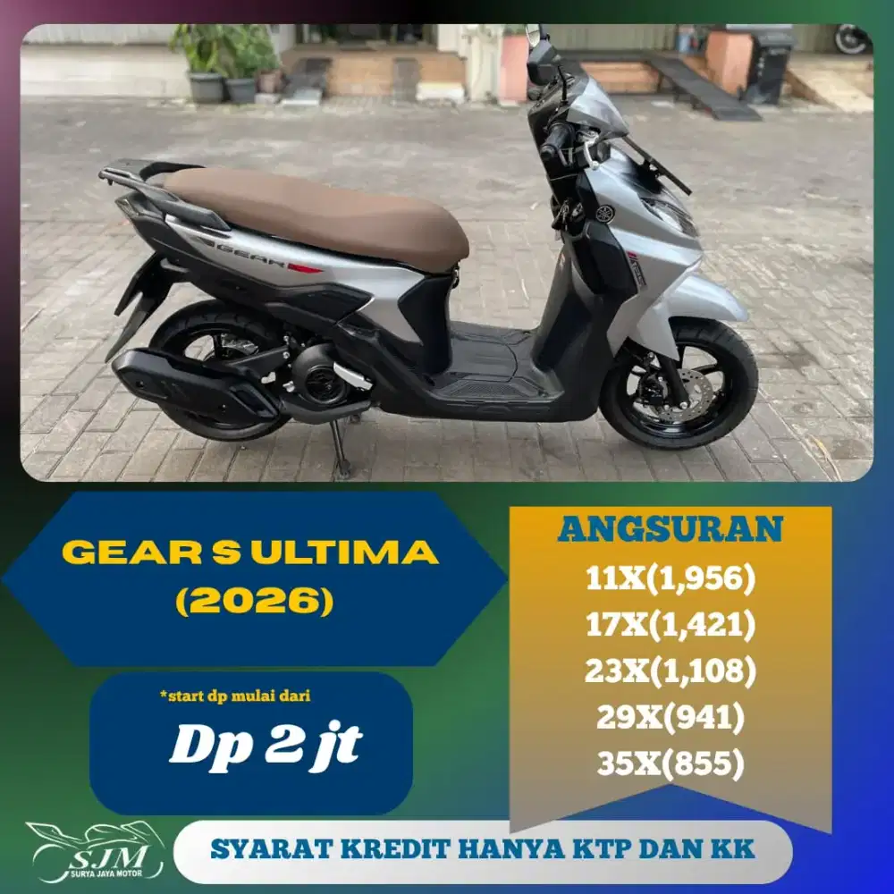 YAMAHA GEAR S ULTIMA 2026 KM 6K ASLI