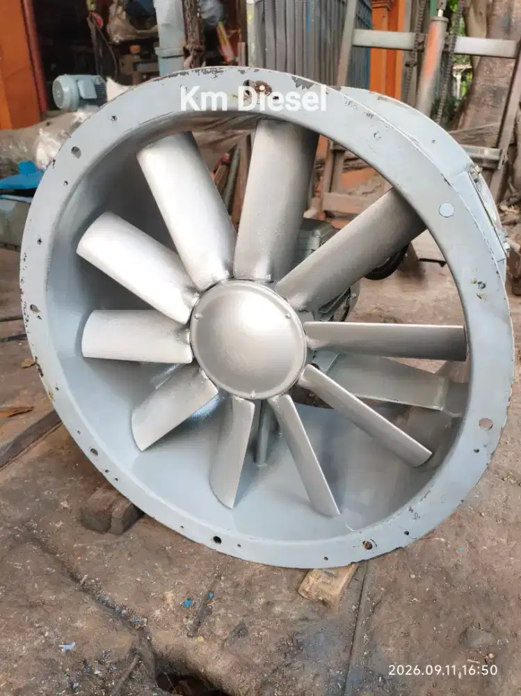 Blower Axial 22 inch Motor 2HP  3 Phase / Blower Drum 22 inch 2HP