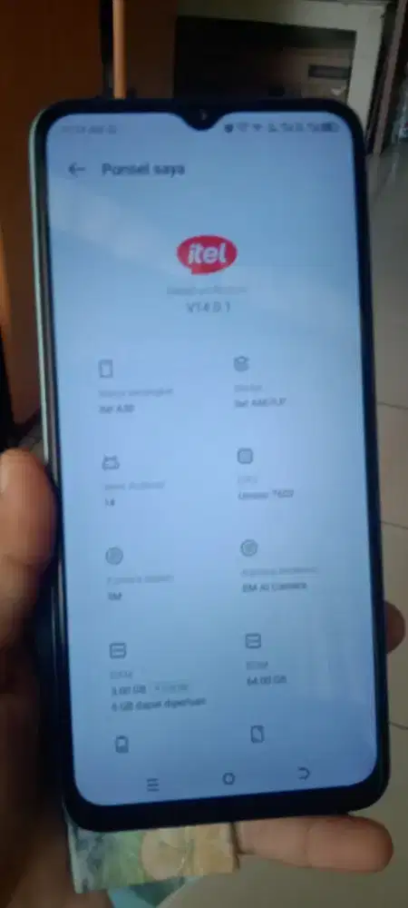 Hp itel a50 ram3+5/64