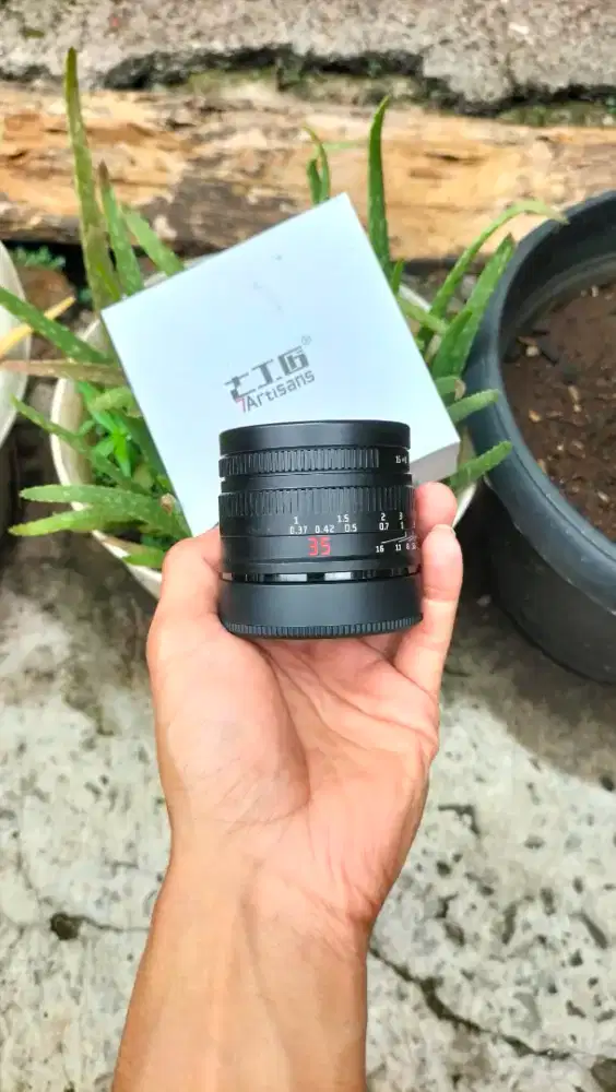 Lensa 7artisan 35mm for sony like new fullset box