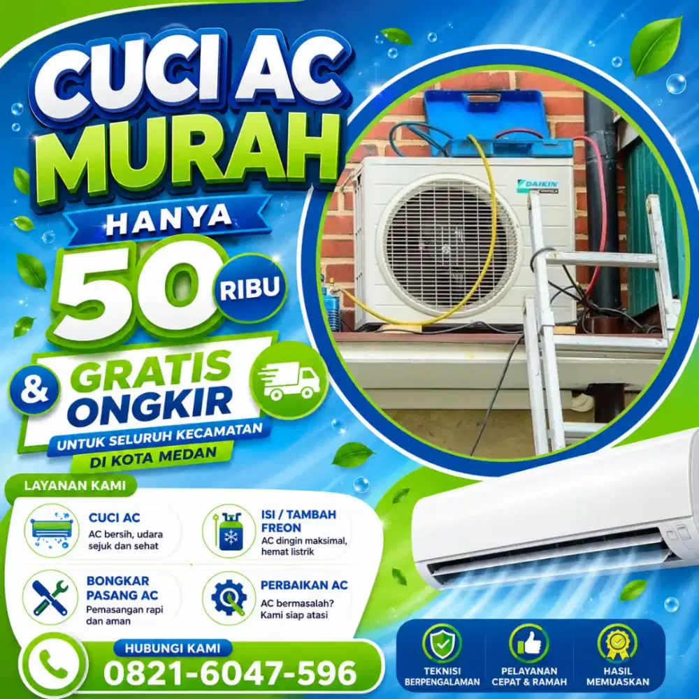 JASA CUCI DAN SERVICE AC MURAH