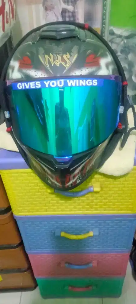 Helm bekas layak pakai dah gak terpakai