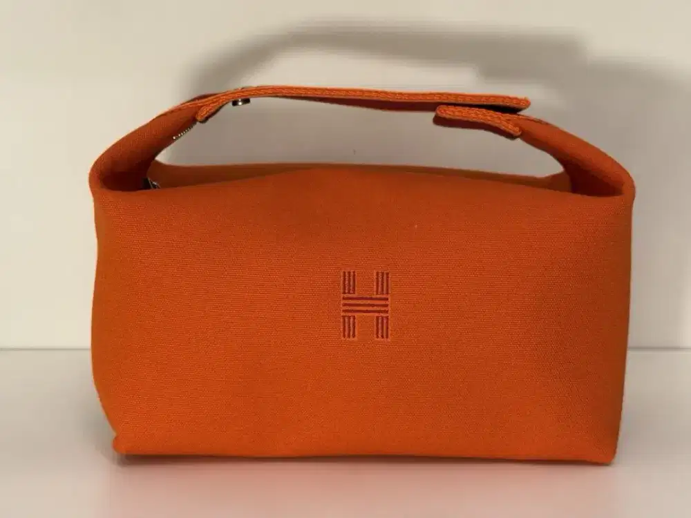 BRAND NEW HERMES Bride-a-Brac Canvas Toiletry Bag - Large