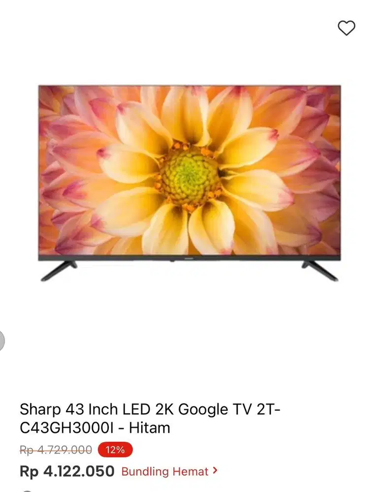 SHARP GOOGLE TV 43inci