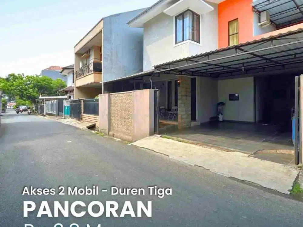 jual rumah diduren tiga jakarta selatan