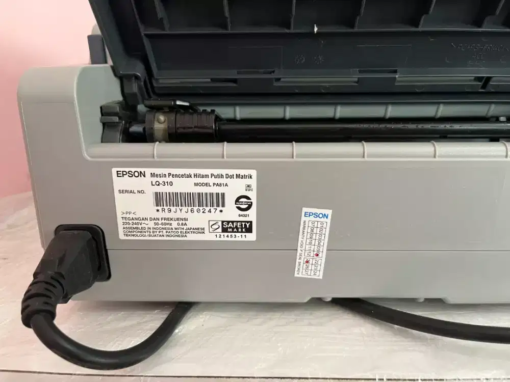 Jual printer epson LQ310 kondisi 99%