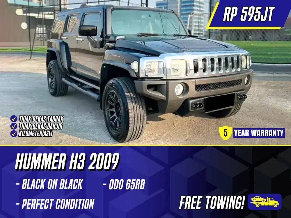 Hummer H3 2009 Black Hitam Humer H 3