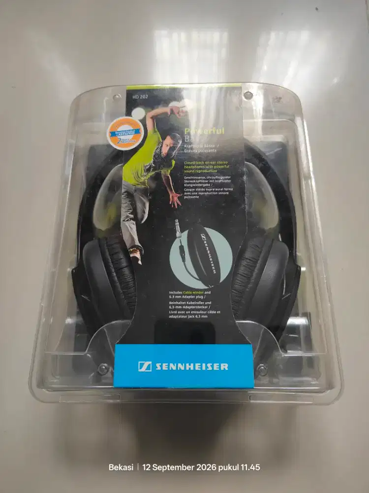 Head Phone Sennheiser HD 202 Full Bass