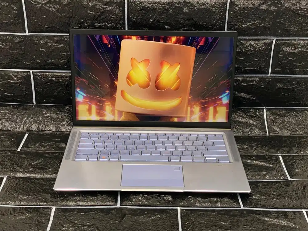 LAPTOP SLIM ASUS ZENBOOK UM431DA RYZEN 5 3500U RAM 8GB SSD 512GB MULUS