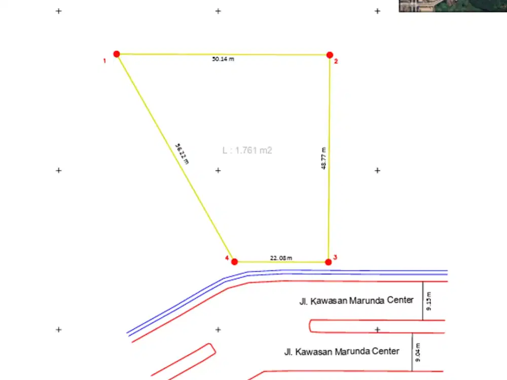 Dijual Tanah Jl. Kawasan Marunda Center, Bekasi