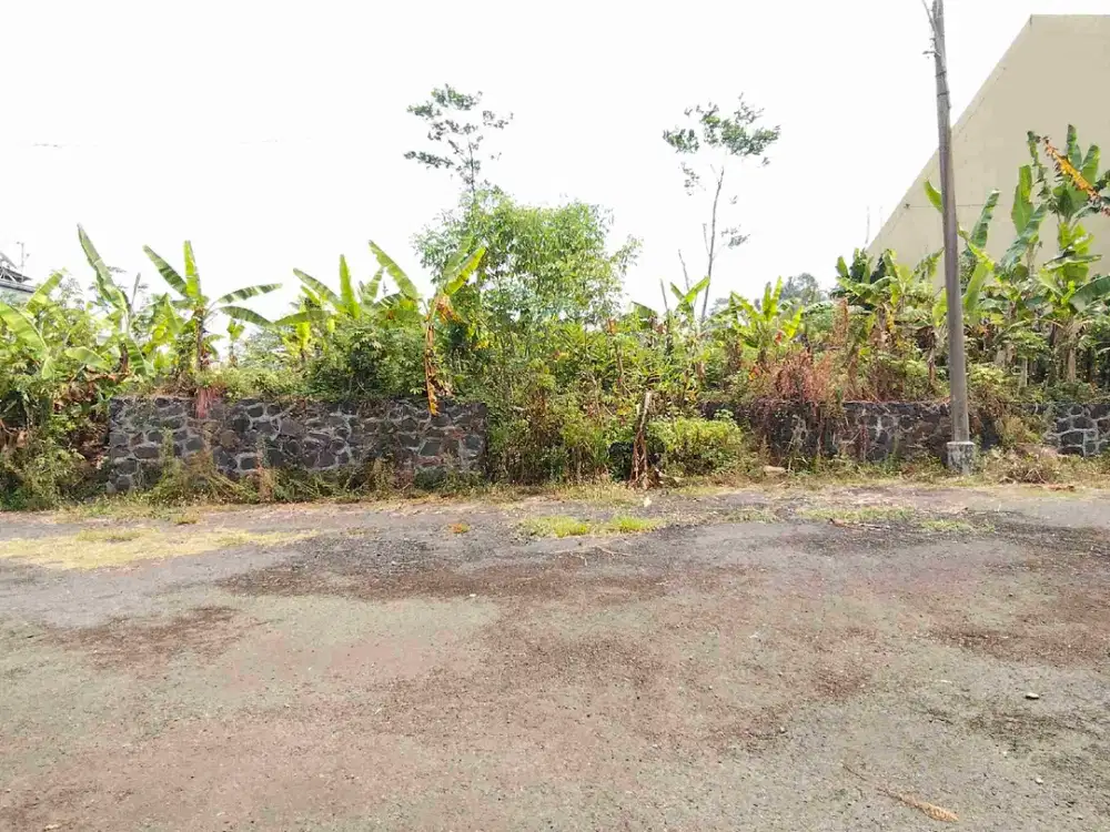 Tanah kosong Oemah Ndeso belakang warung makan Jan SAE Baturaden Purwokerto