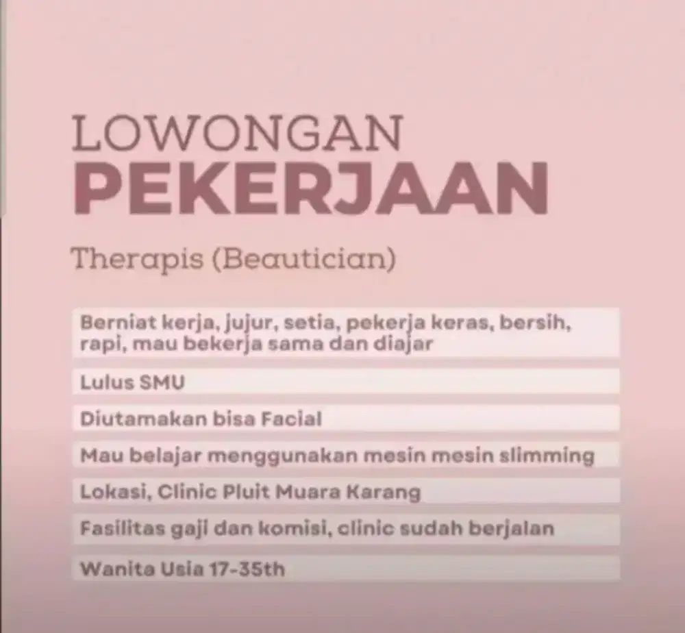 Diutamakan berpengalaman