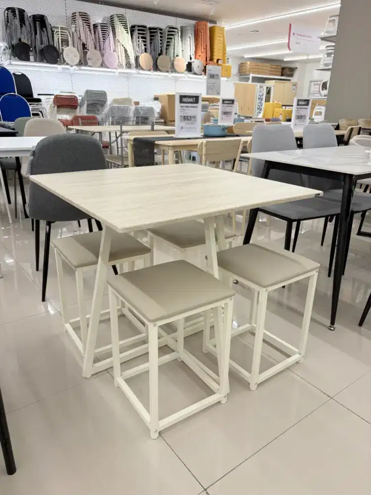 Meja makan set venya