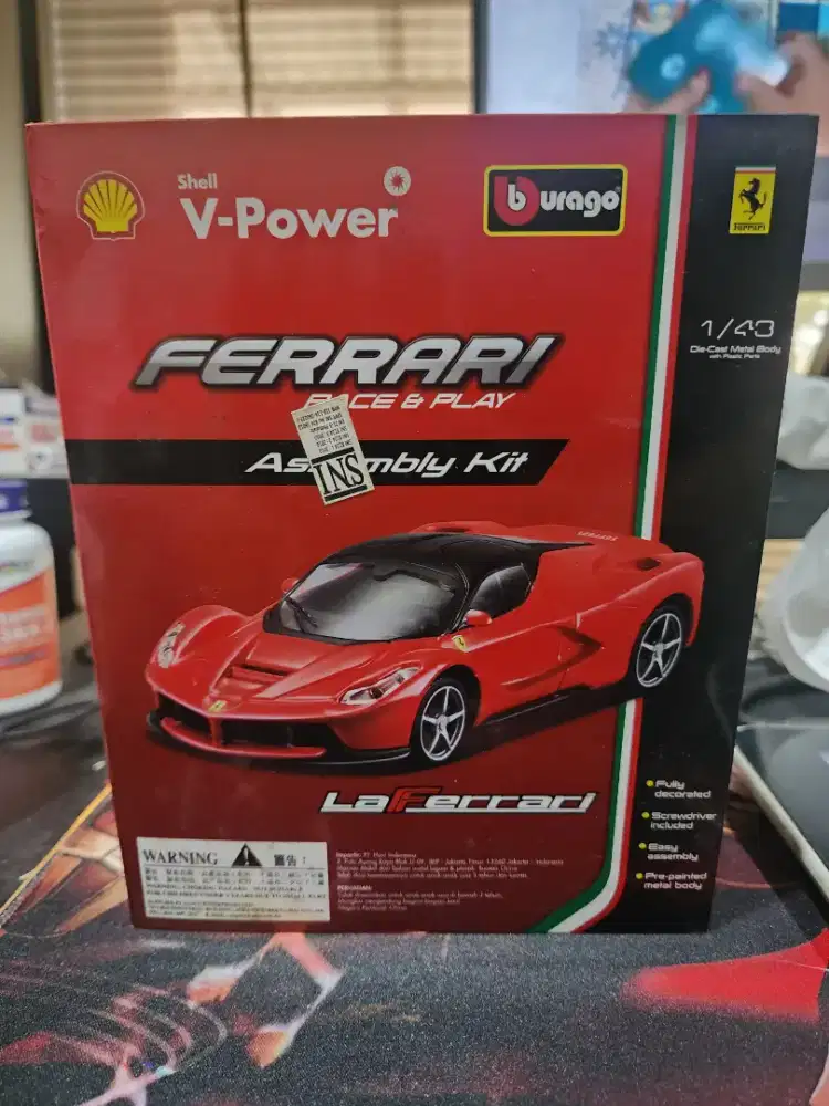 RARE SHELL V POWER LA FERRARI ASSEMBLY KIT