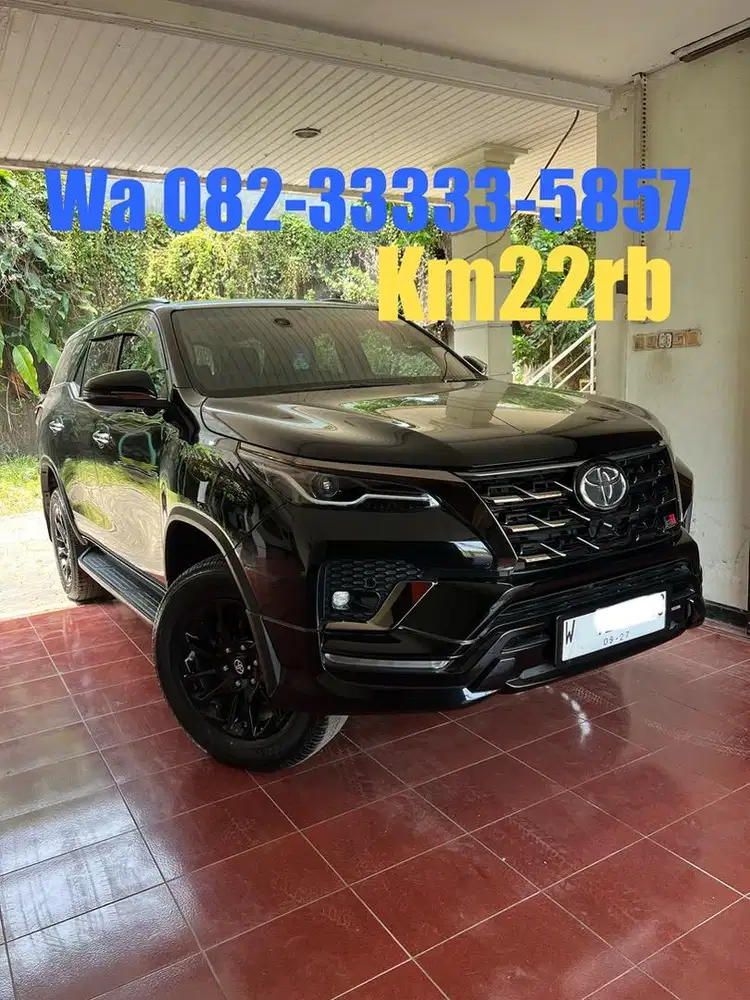 Km22rb fortuner VRZ 2.8 GR 2022 facelift (W) tg1 dr baru full orisinil