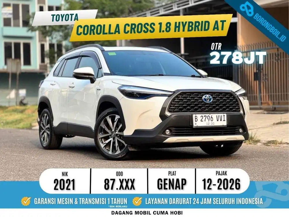 [TANGAN PERTAMA] Toyota Corolla Cross 1.8 Hybrid AT 2021 |Kicks |Yaris