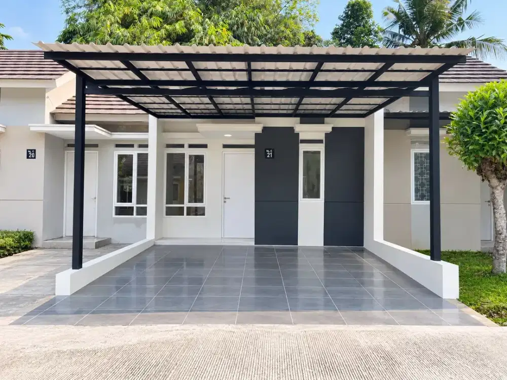 Rumah Cluster Full Renovasi Perumahan Sentraland Paradise Siap Huni Dekat Stasiun KRL Akses Tol Legok Parung Panjang Bogor Legok Cisauk Tangerang AAC