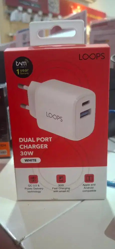 Loops dual port chargee ready di erafone antasari dan masih promo lo