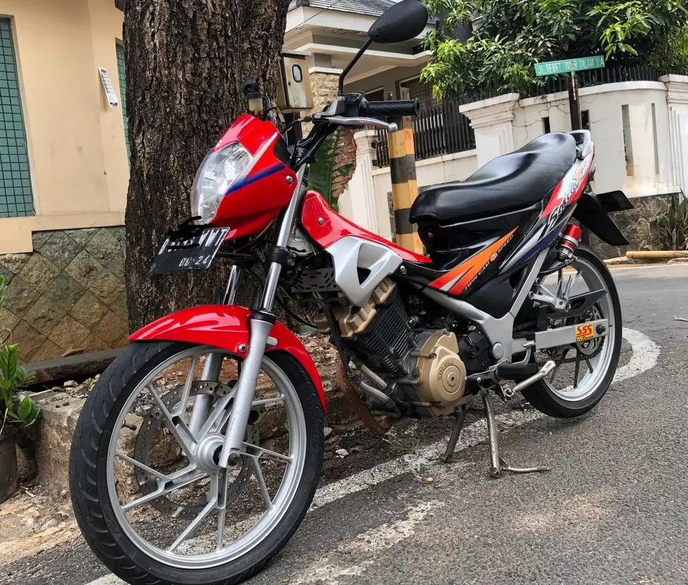 Satria fu150 cbu 2006 merah hitam