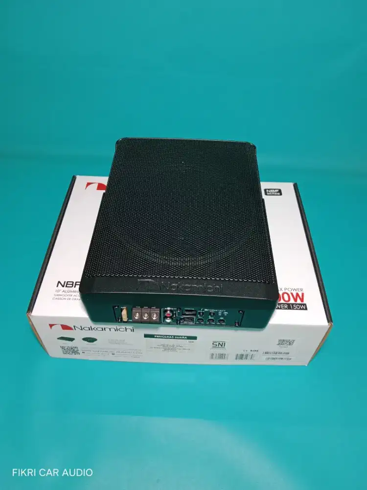 Ples Pasang Subwoofer Kolong Aktip Bawah Jox NAKAMICHI NBF-25.0A 10