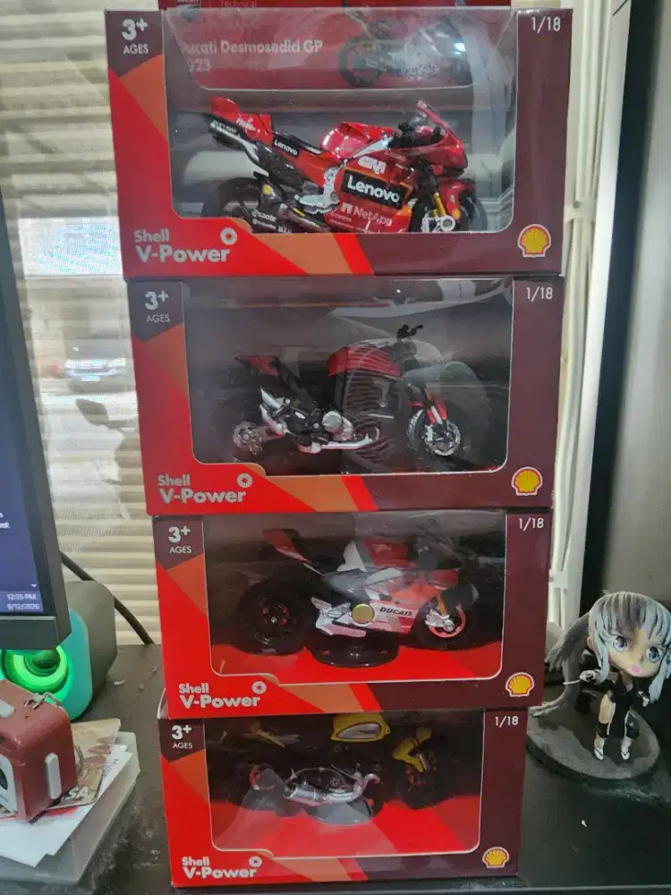 DUCATI DIECAST MOTORSPORT ORIGINAL SHELL