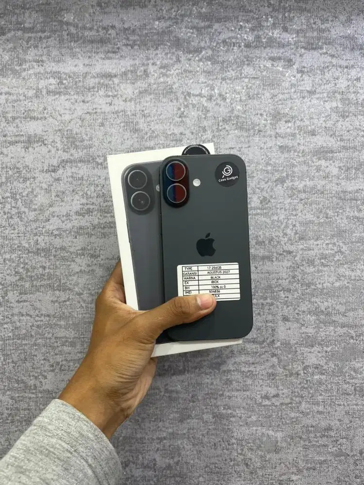 IPHONE 17 256GB BLACK GARANSI IBOX