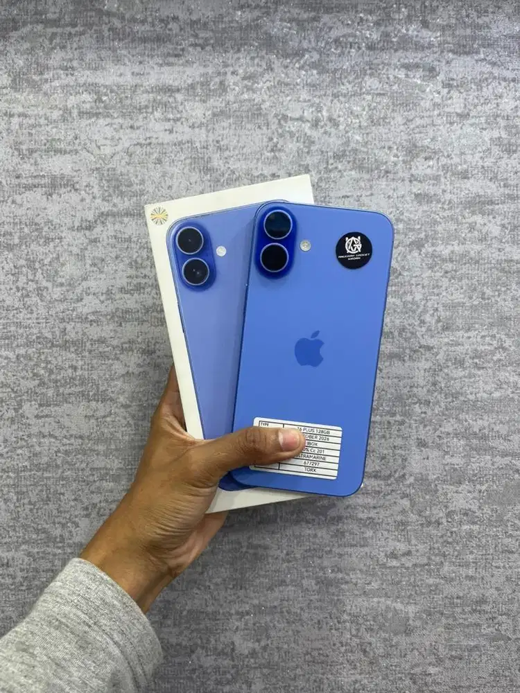 IPHONE 16 PLUS 128GB ULTRAMARINE GARANSI IBOX