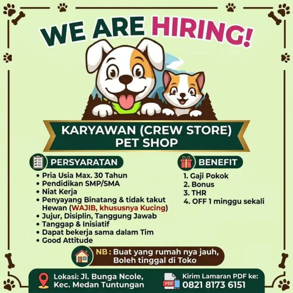 Karyawan Pet Shop