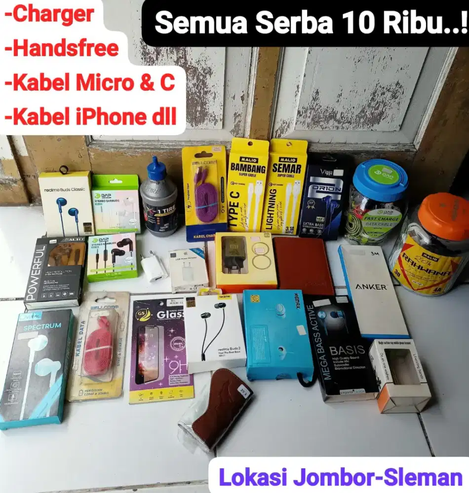 Charger Handset kabel hanya 10rb