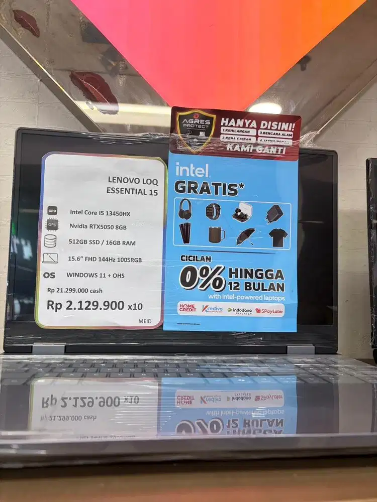Laptop Lenovo Loq Essential 15 Promo Cicilan Tenor Panjang