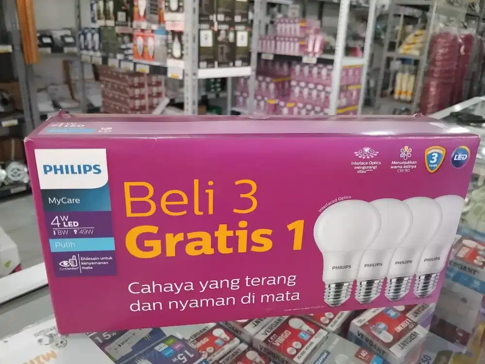 Lampu Philips Paket 4w