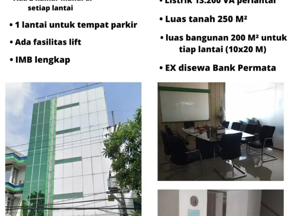 LDP 0010 Disewakan / For Rent Bangunan Komersial 4 Lantai Area Perak Surabaya Dekat Dengan Akses Pelabuhan Tanjung Perak