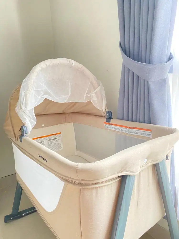 Tempat Tidur Bayi - BABYDOES CH 4IN1 COTTAGE CRIB Baby Box - BEIGE