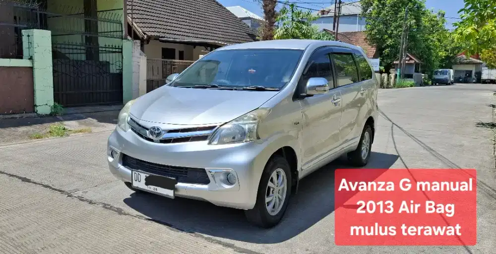 Avanza G manual 2013 Air Bag
