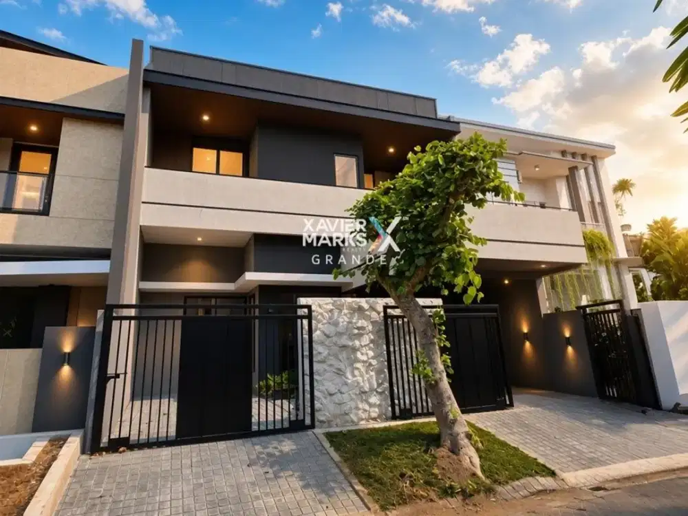 DIJUAL RUMAH BARU MODERN TROPICAL DI ARAYA