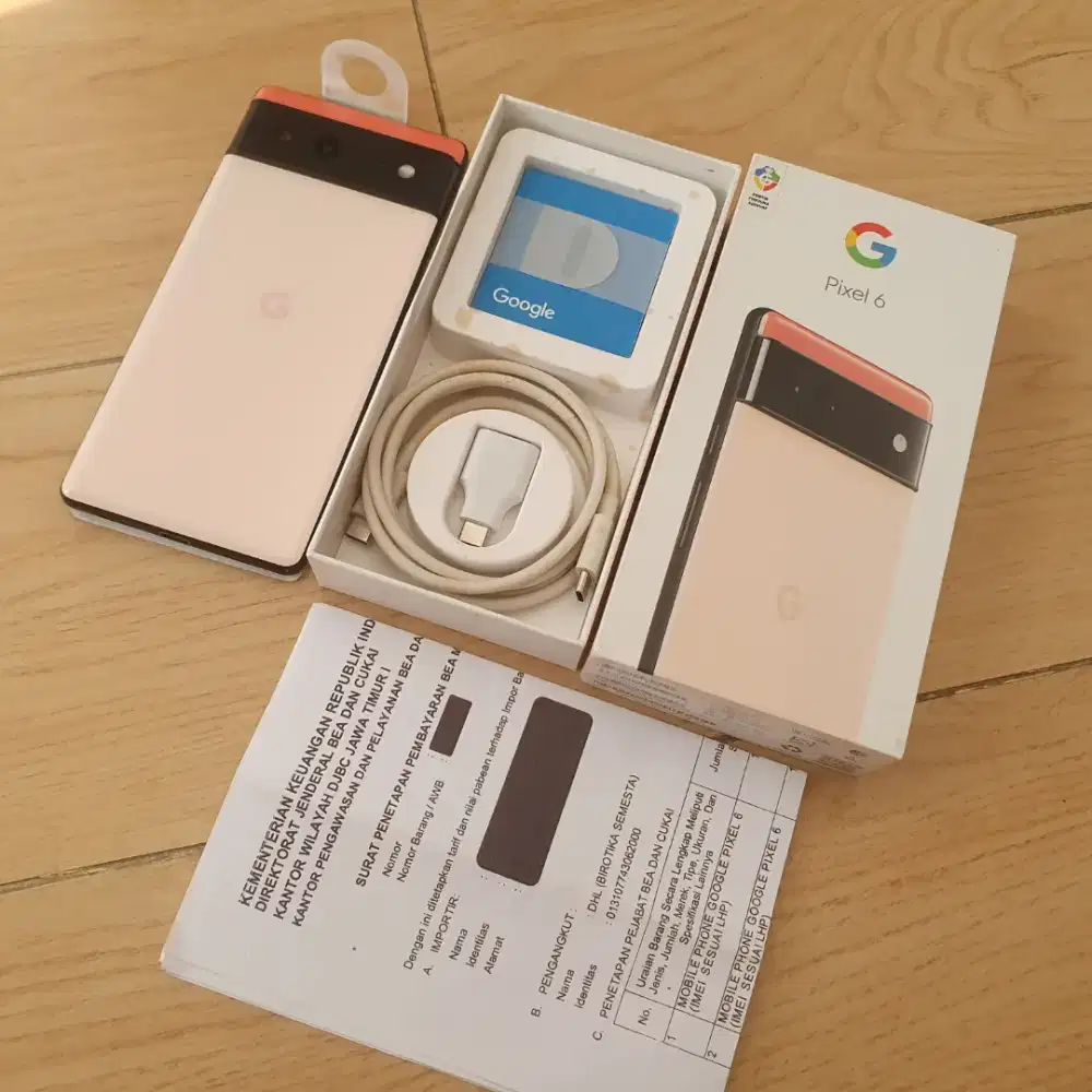 Google Pixel 6 Coral 100% Ori BC Ada Dokumen Terdaftar