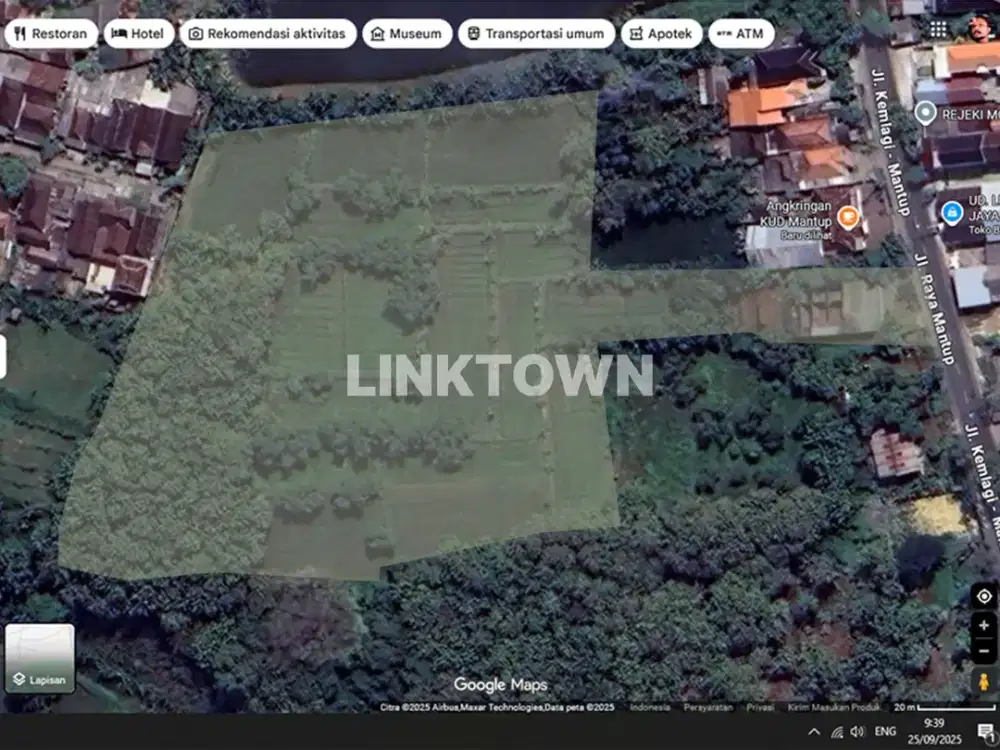 Dijual Tanah Strategis Cocok untuk Pergudangan di Raya Mantup Lamongan
