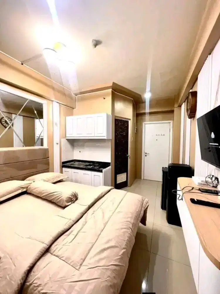 Sewa apartemen harian/transit Green Pramuka city Jakarta pusat