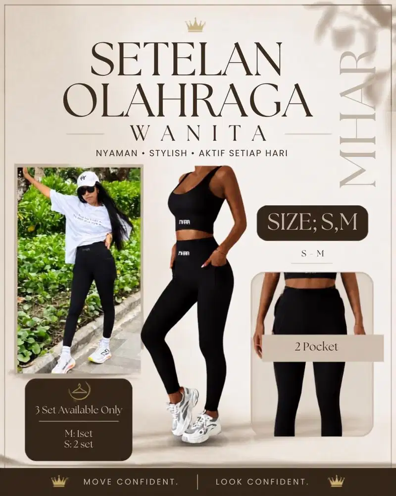 Setelan Olahraga dan Dress Ketat Buat Cewek Baru