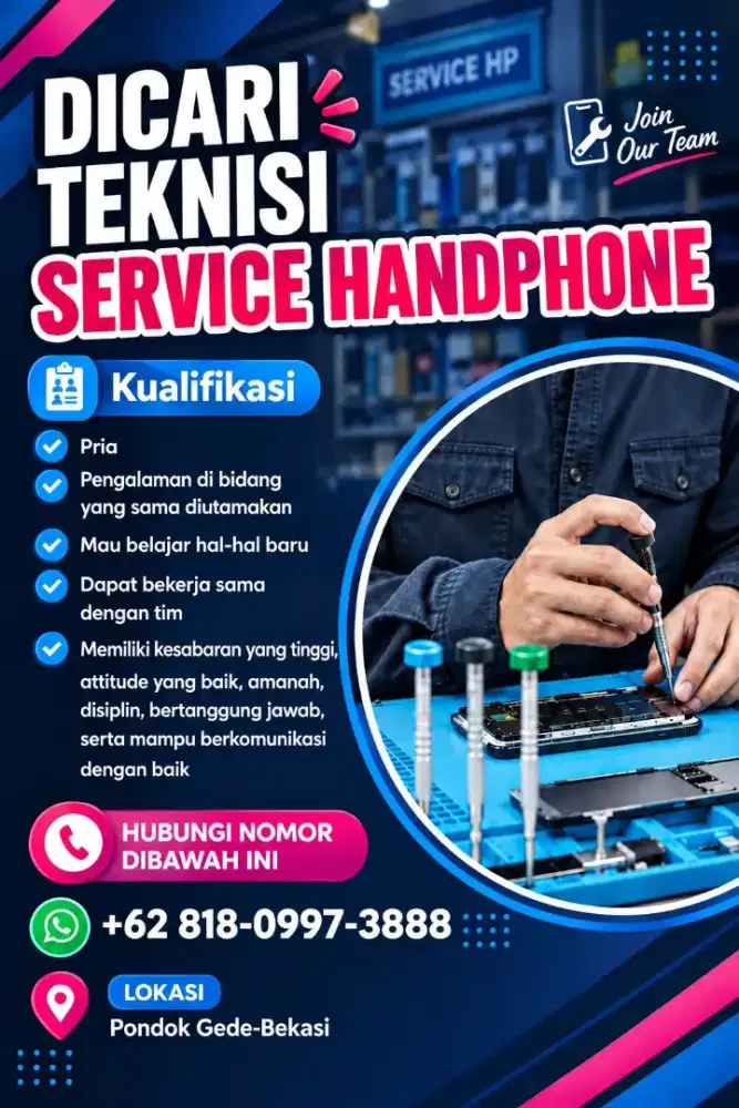 Cari Teknisi Berpengalaman
