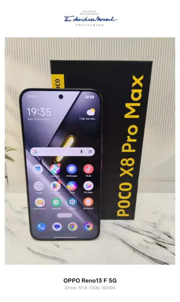 Poco X8 Pro Max 12/512 Black 
Lengkap Orian